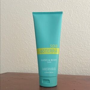 doTERRA Spa Hand & Body Lotion - Teal and Yellow